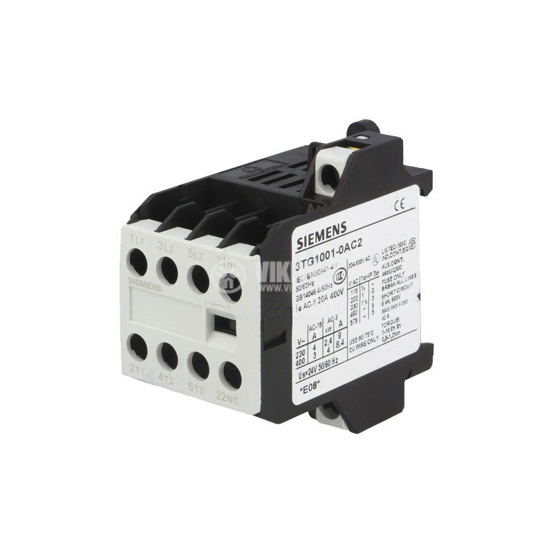 Contactor 24VAC 3NO1NC