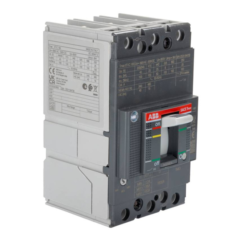XT1C160 TMD In160A Im1600A 3P Automatic Switch