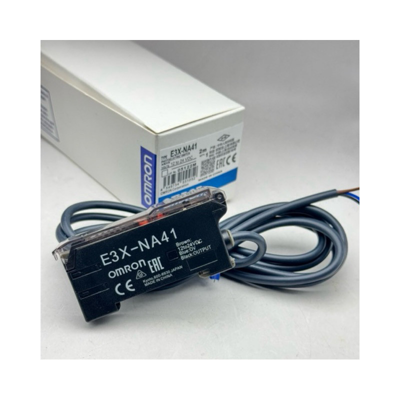 Sensor Optical Fiber Amplifier PNP IP50 Connection Cables 2m