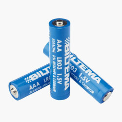 BAT-LR03/V-VP10 Alkaline Battery AAA 1.5V Non-Rechargeable Ø10.5x44.5mm