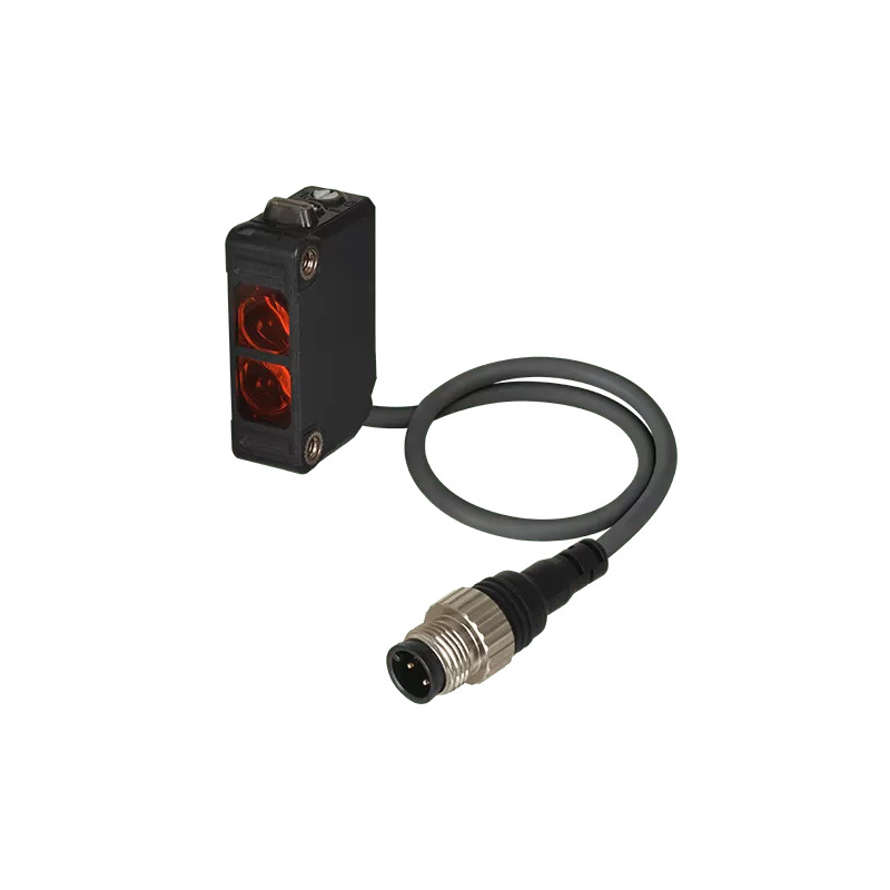 BJR1M-DDT-P-F Photoelectric Sensor Range 1m PNP Dark-On, Light-On 20mA 2m