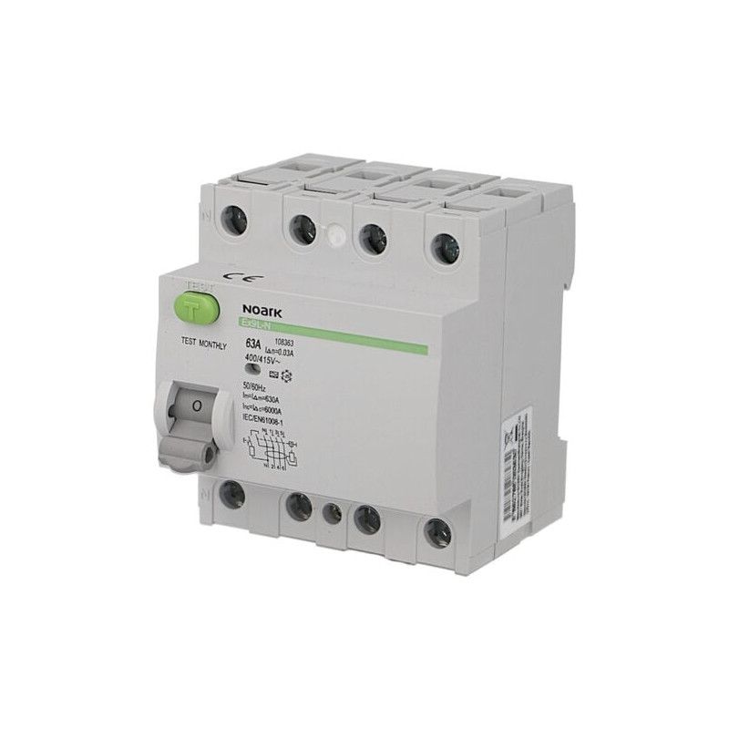 Ex9L-N 4P 63A 30mA Automatic Switch