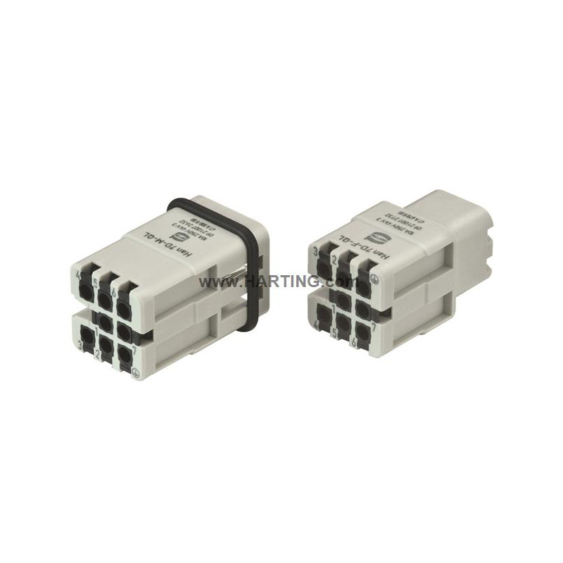 Han 7D-M Quick Lock 15mm - patikimi kabelių sprendimai