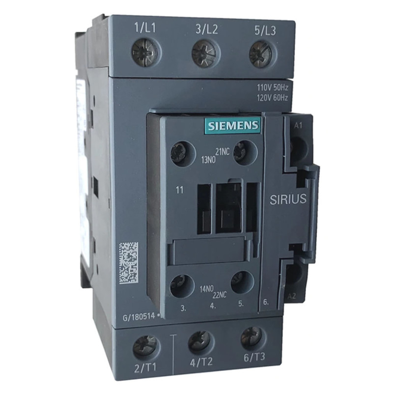 3RT2036-3AK60 Contactor S2, 22kW, 110V AC, 1NO1NC