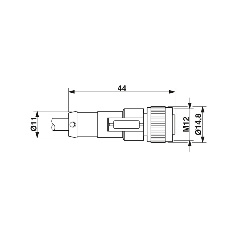 SAC-5P- 5,0-PUR/M12FS Phoenix Contact