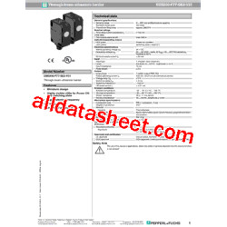 UBE800-F77-SE2-V31 - pažangus ultragarsinis daviklis siustuvas-imtuvas