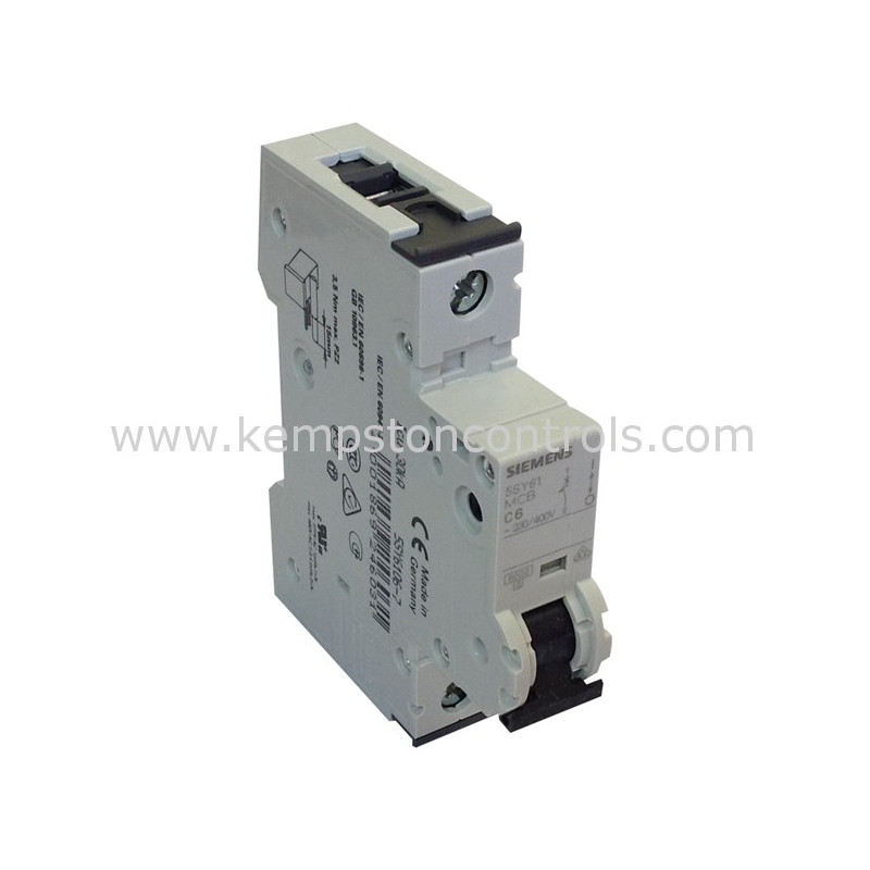 Miniature circuit breaker 230/400 V 6kA, 1-pole, C, 6 A