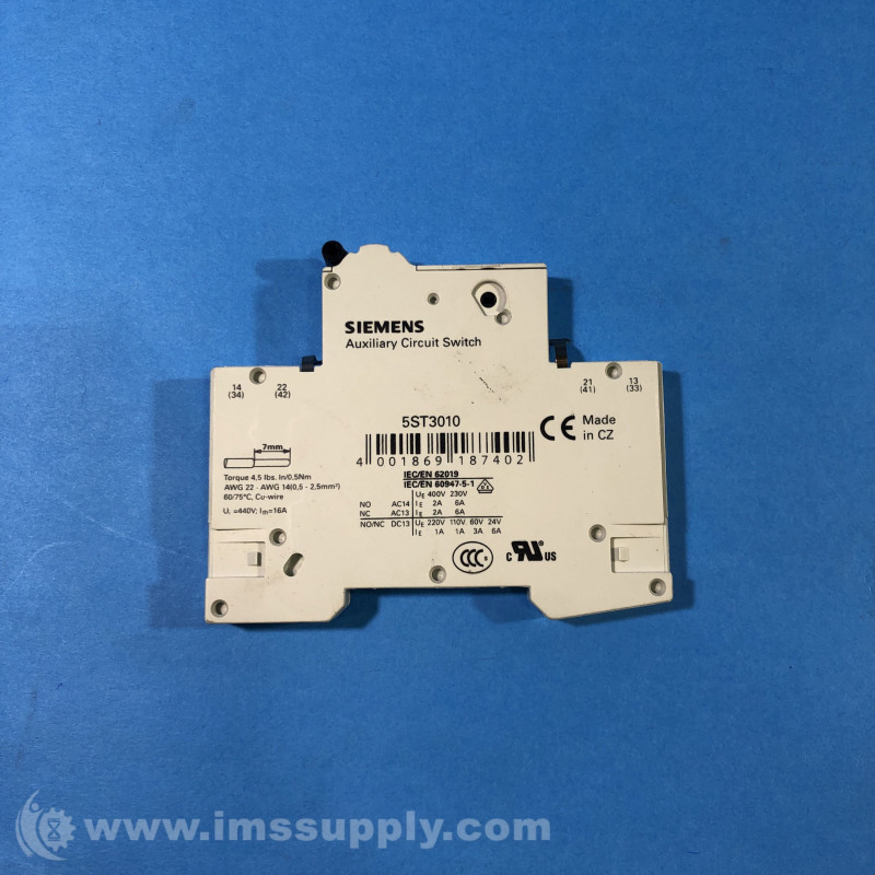 Auxiliary switch, 1 NO1 NC