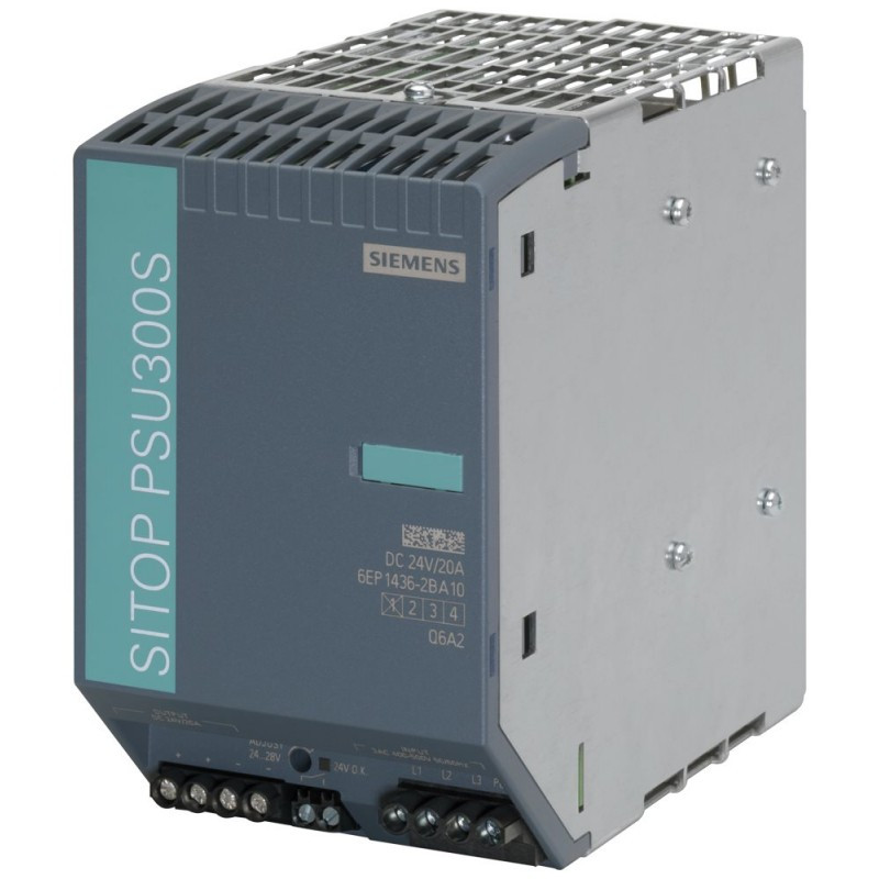 6EP1436-2BA10 Power supply switching for DIN rail 480W 24VDC