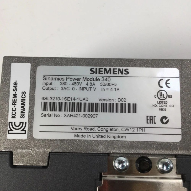 6SL3210-1SE14-1UA0 SINAMICS S120 converter Power Module