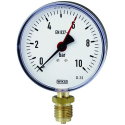111.10.100, pressure gauge, 0/10bar, G1/2B