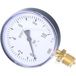 111.10.100, pressure gauge, 0/10bar, G1/2B