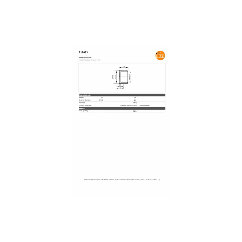 Protective cover Ifm