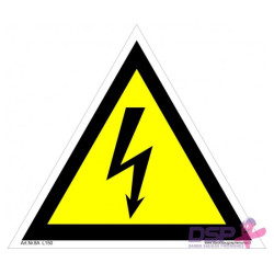 Caution, Electric Shock Hazard 10pcs