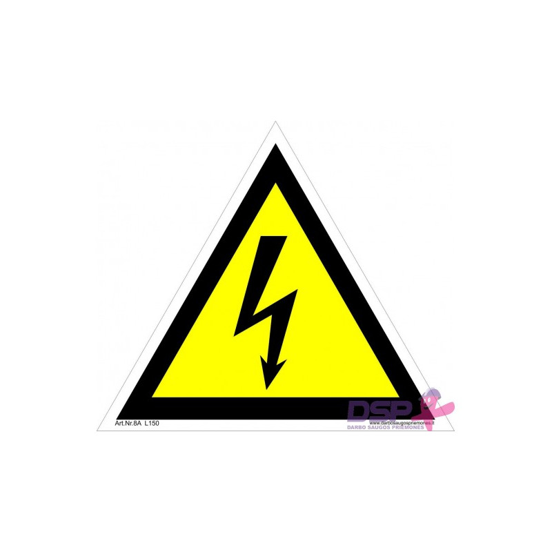 Caution, Electric Shock Hazard 10pcs