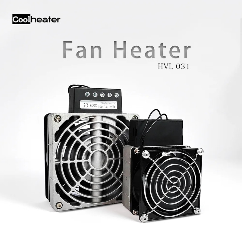 HVL031 Heater AC 230V, 200W, IP20, 108m³/h