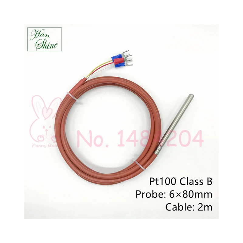 Thermoresistor TJB-Pt100/B, 8x350