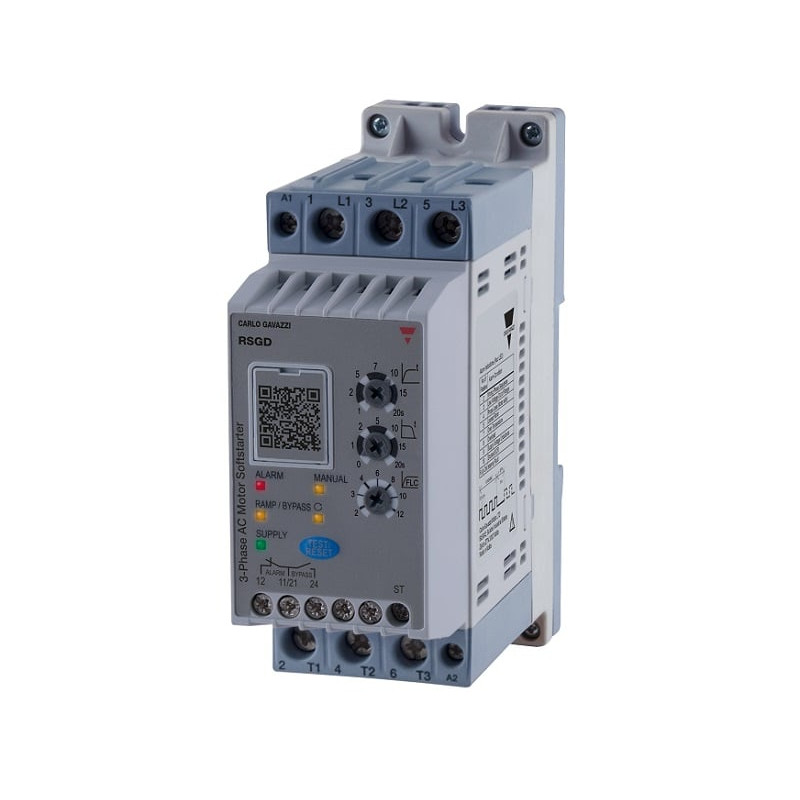 Soft-start modulefor DIN rail mounting4kW17A65x89x43mm