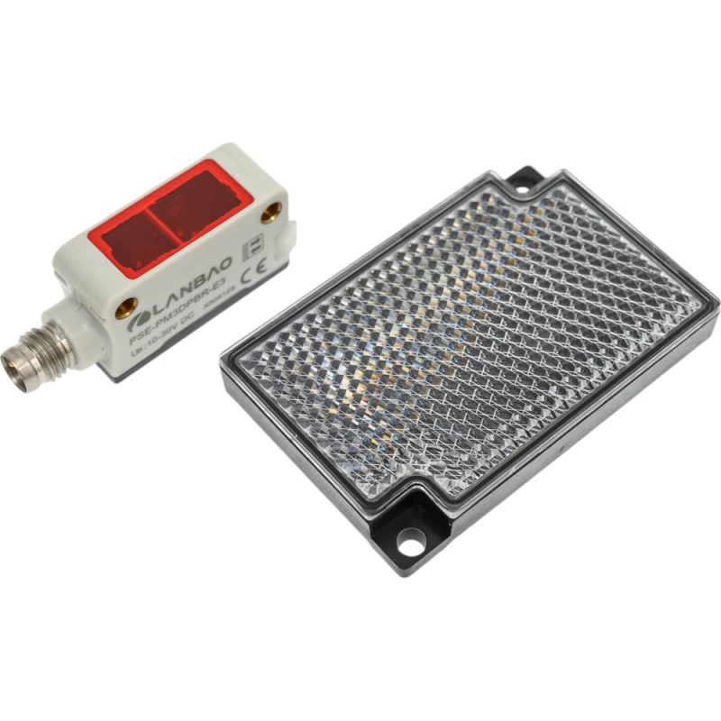 PSE-PM10DPRL-E3 Optical Sensor 10m Laser Reflector PNP NO/NC M8 Connector S3Z-S3N