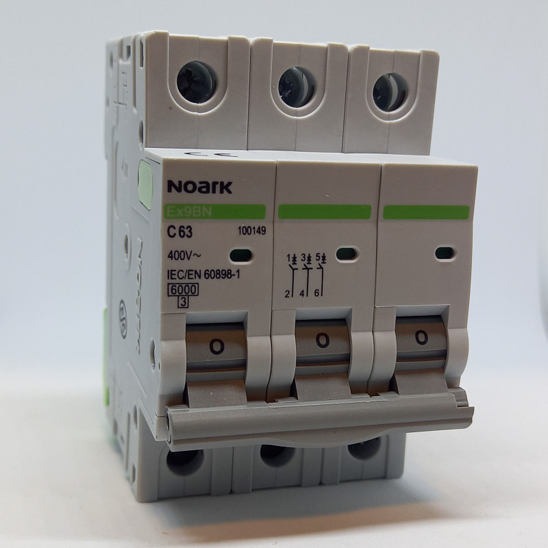 Automatinis jungiklis NOARK 3P20C 6kA - 100144EX9BN