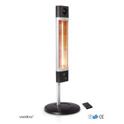 Infraraudonųjų spindulių šildytuvas Veito CH1800 RE, juodas