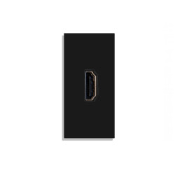 HDMI lizdas Feelspot, juodas