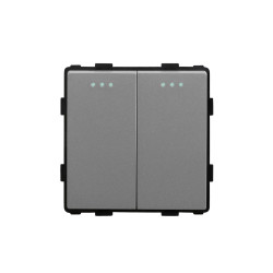 Dvipolis mechaninis jungiklis perjungėjas Feelspot FSMJ005G, pilkas