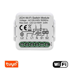 Išmanusis jungiklio modulis Feelspot FS-SM04W, WiFi Tuya