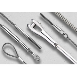 Extension for Rotating Level Sensors 2m, Rope-Shaft L 2000mm can be shortened