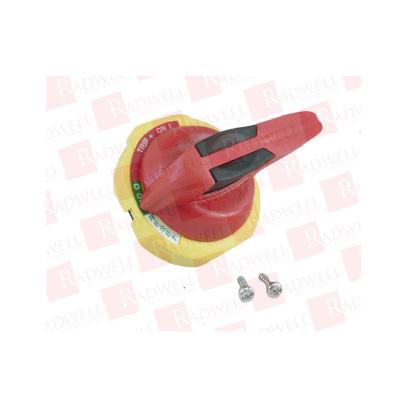 Rotacinė durų rankena Raudona/Geltona su trip indikacija - 140U