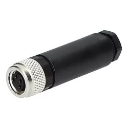 Išardoma jungtis-lizdas M8 4PIN tiesus Weidmuller 1803880000
