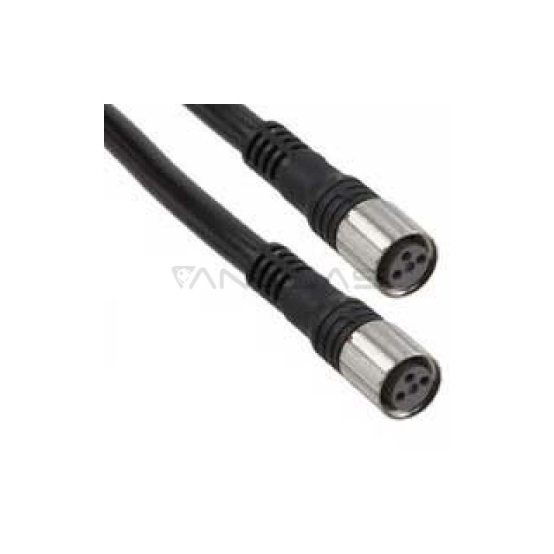 Kabelis M8 3-pin mot tiesi jungtis 5m PUR | Davikliai ir Automatika