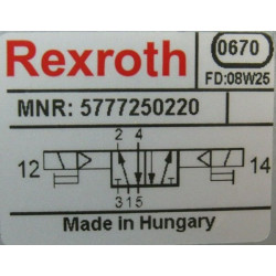 Rexroth Pneumatinis Valdymo Vožtuvas 5777250220