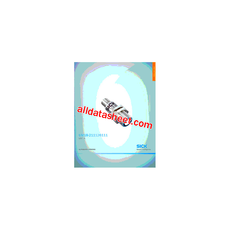 UM18-211126111 ultragarsinis jutiklis - Tiksli matavimo sprendimas