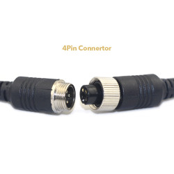 RKC44T-10TXL M12x1A 4pin kabelis, 10m