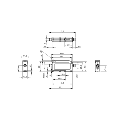 Micromote - stiprintuvas optiniams jutikliams BAE SA-OH-040-PP-S75G