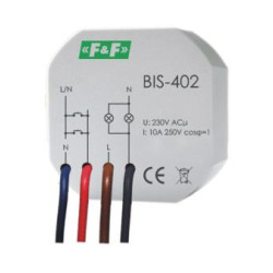 Rėlė bistabili 10A 230VAC | BIS-402