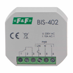 Rėlė bistabili 10A 230VAC | BIS-402