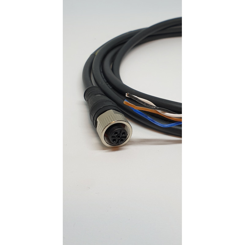 CD12M0B-050A1 Jungtelė M12 4PIN - 5 metrai