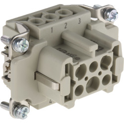 Heavy Duty Connector 6PE Signal CP Insert 6 Contacts - CPM06