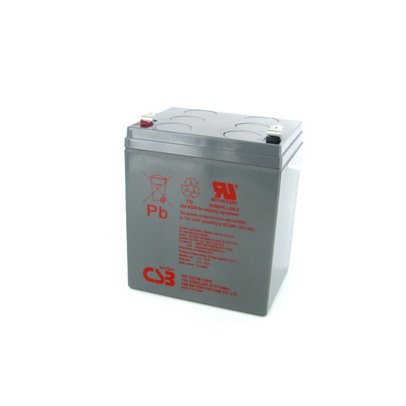 Akumuliatorius 12V 6Ah 27W Pb CSB-HR1227WF2