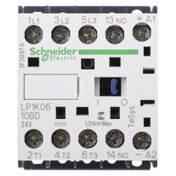 Mini kontaktorius 22KW 24V DC 1NO - LP1K0610BD