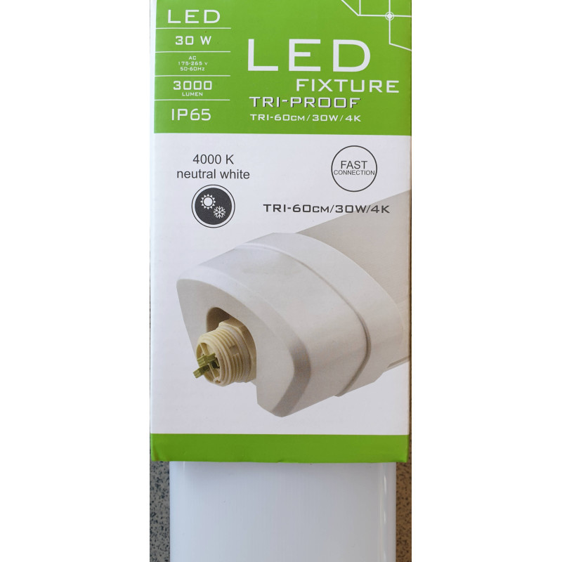 Šviestuvas LED 60cm 30W 4000K IP65 - SV514503