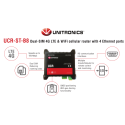 Unitronics Router B8 - stabilus ryšys inžinerinėms sistemoms