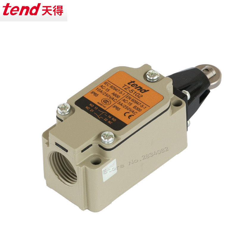 Limit switch plastic plunger NONC 10A max 400VAC IP20 - VFB501