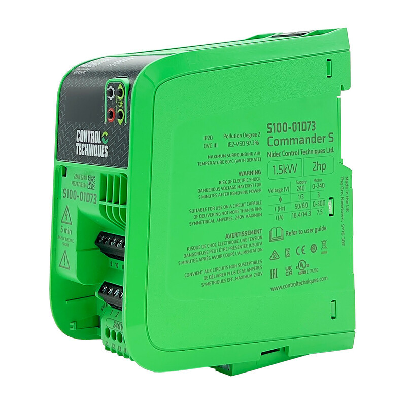 CT-S100-02433-0A0000 Commander S100 pavara 0,75kW/2,2A