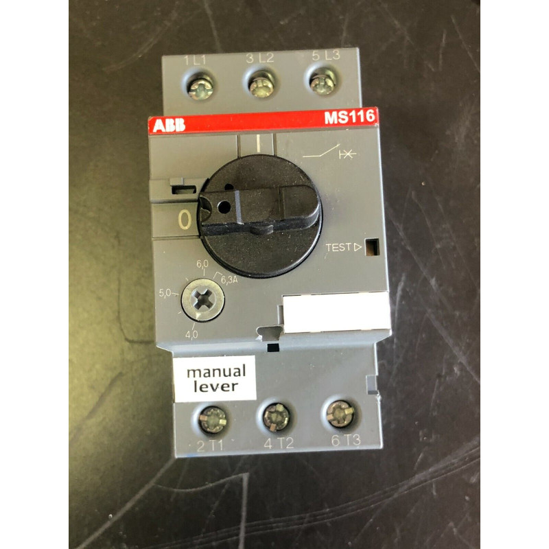 ABB 1SAM250000R1009 MS116-6.3 VARIKLIO AUT.IŠJUNGIKLIS