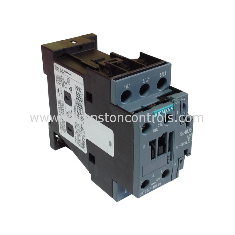 3RT2026-1BB40 Kontaktorius S0 - 11kW 24VDC Relay | ABB