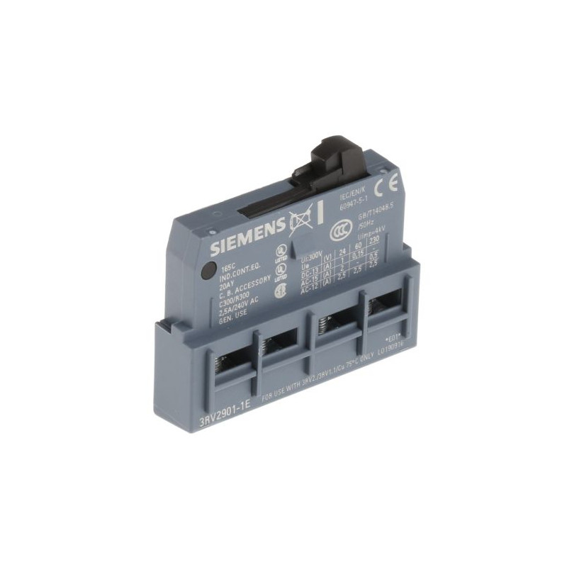 3RV2901-1E Automatinių jungiklių papildomi vidiniai kontaktai