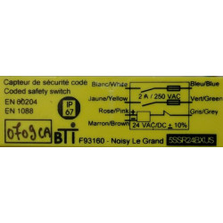 5SSR24BX OX/6M Saugos Jungiklis - Automatizacijos Sprendimai